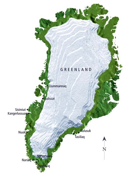 capital of greenland|why is greenland so big on map.
